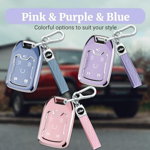 Joouheax for Chevy Soft TPU 6-Button Key Fob Cover, Soft TPU - Image 7