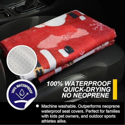 Back Seat Cover for Car Trucks Van SUV Jeep, Waterproof Rear Bench Towel Seat - Image 3