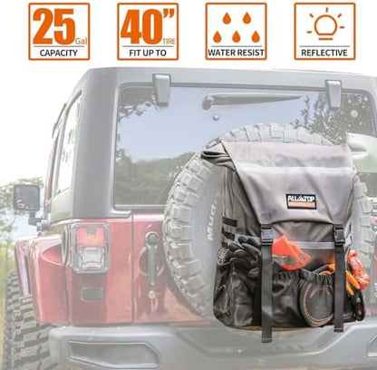 ALL-TOP Spare Tire Trash Bag, Heavy Duty Truck Tailgate Trash Bag, Cargo - Image 2