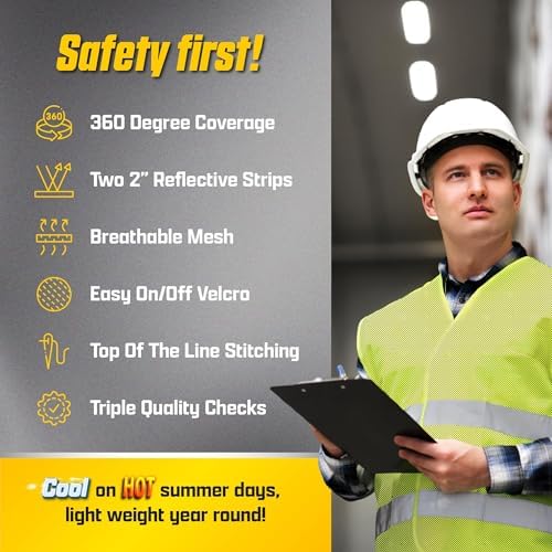 PeerBasics Safety Vests 5 Pack - Image 3