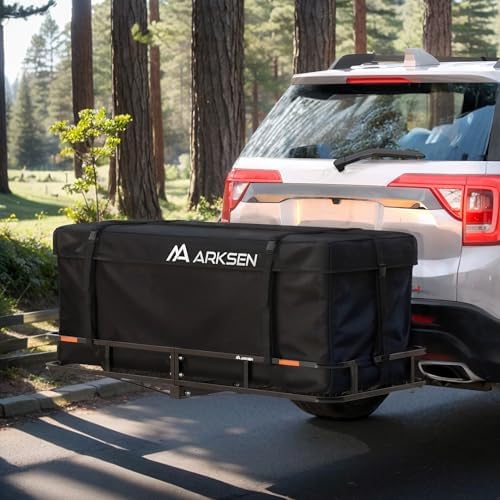 ARKSEN 58'' x 20.5'' x 24'' Waterproof Cargo Carrier Bag, Soft Sided Weather - Image 5