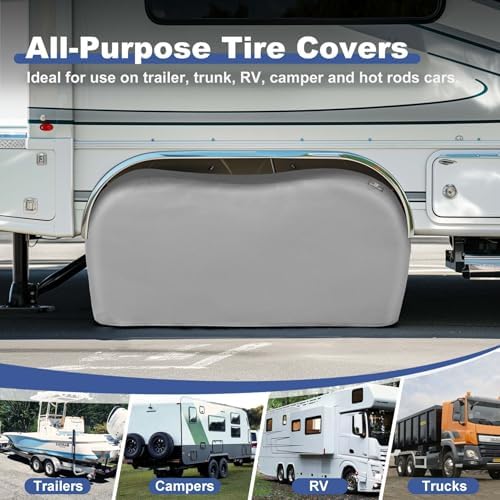 Explore Land Dual Axle Tire Cover Fit Tire Diameters 26-28.75 inch - Image 4