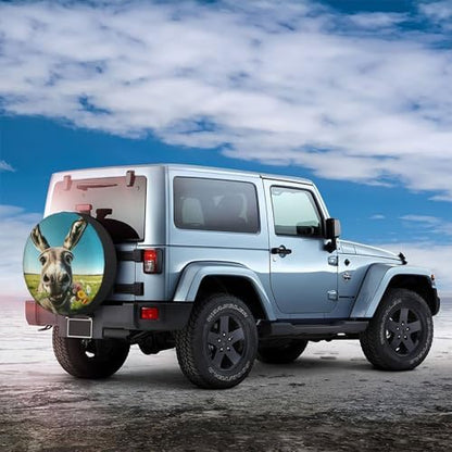 Donkey Spare Tire Cover Waterproof Wheel Cover 14 Inch Universal Fit - Image 3