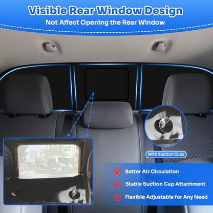 Canvcle Window Shades for 2014-2019 Chevrolet Chevy Silverado/GMC Sierra 1500 - Image 5