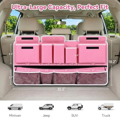 Trunk Organizer for SUV, Car Organizers and Backseat Hanging Storage - Image 2