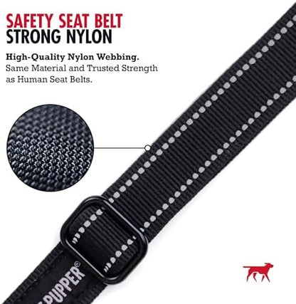 Tuff Pupper Dog Seat Belt | Adjustable Length Dog Seatbelt Restraint | - Image 5