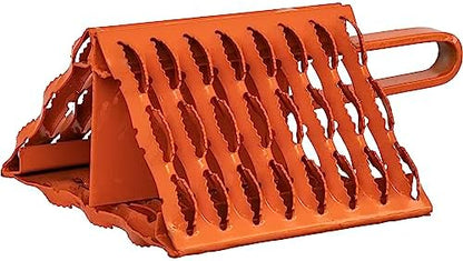 Buyers Products WC091061 Orange Serrated Steel Wheel Chock - Image 3