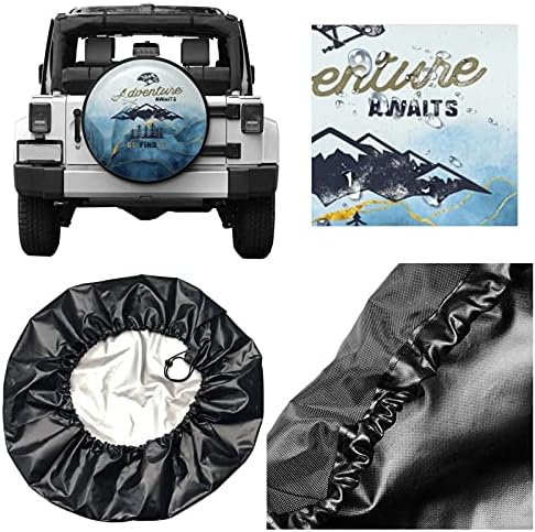 Siski Adventure Awaits Go Find It Spare Tire Cover Wheel Protectors - Image 5