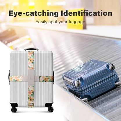 Luggage Straps for Suitcases, Adjustable Luggage Elastic Belt, Travel - Image 2