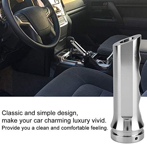 Aramox Universal Car Handbrake Cover, Aluminum Alloy Sleeve Protector, Manual - Image 2
