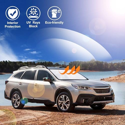 Windshield Sun Shade for 2020-2025 Subaru Outback Accessories - Image 6