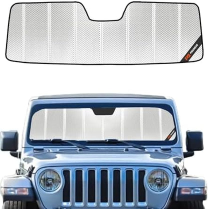 Pigenius Windshield Sunshade for Jeep Wrangler 2011-2017, Wrangler JK 2018 by Pigenius