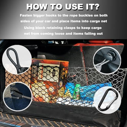Cargo Net for Lexus ES for ES350-ES250 Trunk Car Rear Tailgate Netting - Image 6