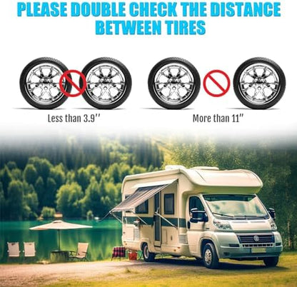 RV Rotatable Wheel Chock Stabilizers, Camper Heavy Duty Tire Chock Stabilizers - Image 6