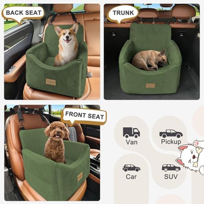 JOEJOY Dog Car Seats for Small Medium Dogs Under 35lbs, Dog Booster Seat - Image 6