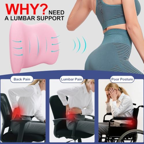 BYMECOST Lumbar Support Pillow for Car, Memory Foam Car Back Cushion - Image 6
