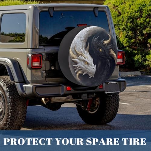 Dragon Spare Tire Cover Waterproof Dust-Proof Spare Wheel Covers - Image 6