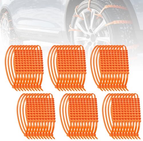 Universal Anti-Skid Snow Tire Chains, 2026 New Emergency Traction Cables by LANMOK