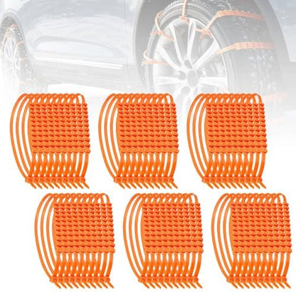 Universal Anti-Skid Snow Tire Chains, 2026 New Emergency Traction Cables by LANMOK