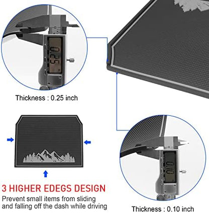 Dash Mat for Subaru Crosstrek Accessories 2012-2017, Forester 2014-2018 - Image 6