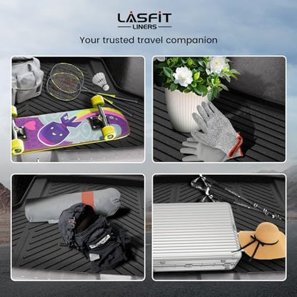 LASFIT All Weather Cargo Mats for Honda Civic 2022-2026 - Image 6