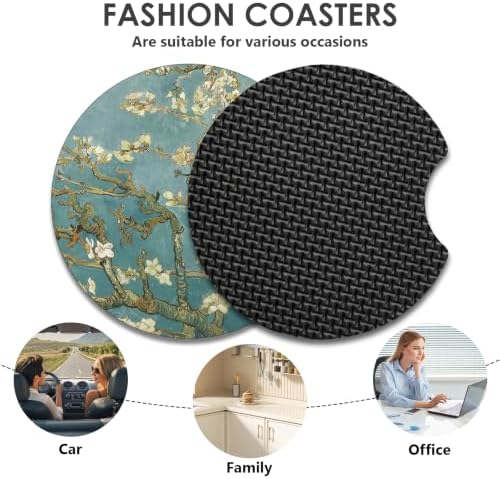 2 Pack Car Coasters，2.75-inch Neoprene Non-Slip Cup Holder Coasters - Image 7