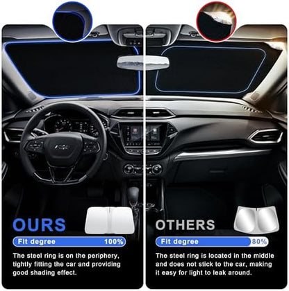 Foldable Front Windshield Sunshade fit - Image 7