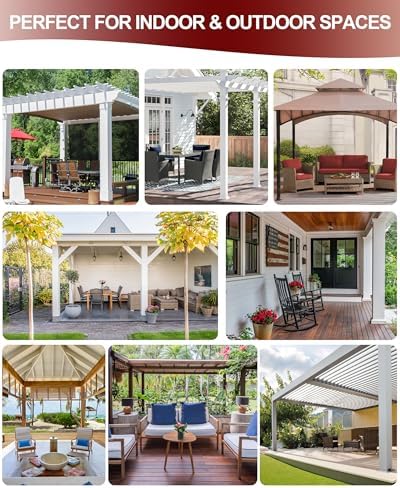 Grommet Outdoor Curtains for Patio Waterproof 8 Pcs 54x84 In Teal - Image 7