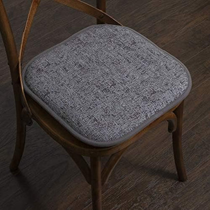Sweet Home Collection Chair Cushion Memory Foam Pads Honeycomb Pattern Slip Non - Image 5