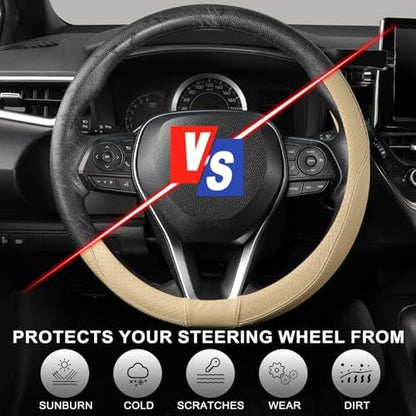 SEG Direct Steering Wheel Cover 14.5-15 inch Standard Size - Image 4