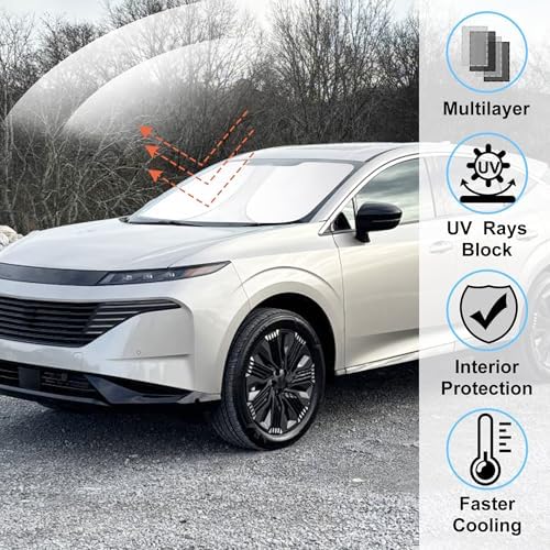 Windshield Sun Shade for 2025 2026 Nissan Murano Accessories - Image 2