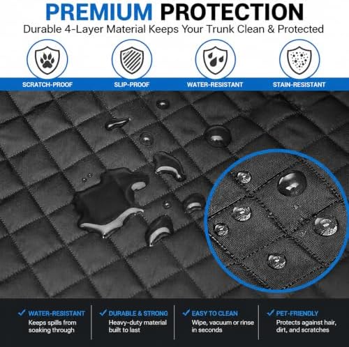 SUV Cargo Liner for Dogs for Subaru Forester 2025 2026, Pet Cargo Cover for SUV - Image 3