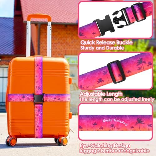 Gutsdoor Luggage Straps for Suitcases Adjustable Travel Belt, Connector Holds - Image 2