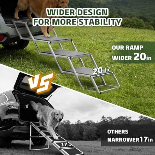 Dog Stairs for Large Dogs, ''   Foldable Dog Ramp for Car - Image 4