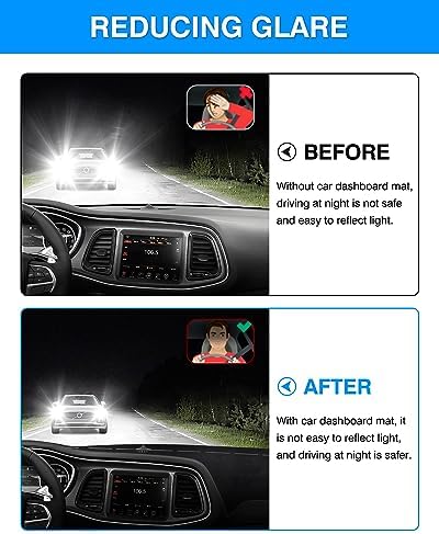 Autorder Dashboard Cover Mat for 2015-2024 Dodge Challenger Accessories Dash - Image 4