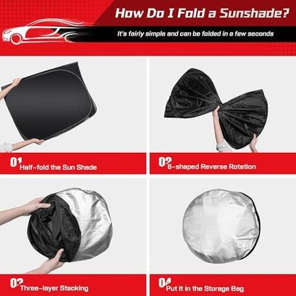 ARISMOTOR Windshield Sun Shade for H-yundai Elantra 2021-2026 - Image 4