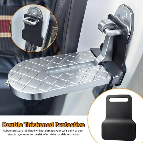 Car Door Step for Car Roof Access, Foldable Non-Slip Ascent Latch Pedal Rack - Image 6