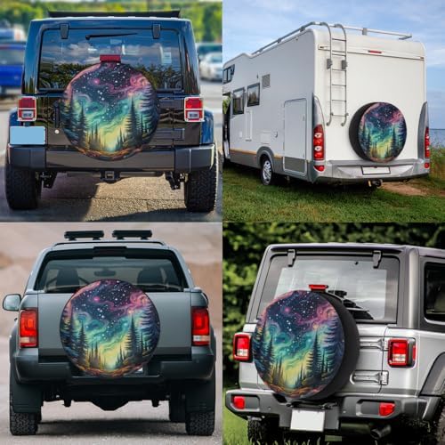 Galaxy Spare Tire Cover 16in Spare Wheel Covers Tire Storage Cover - Image 6