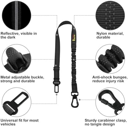 Plutus Pet Dog Seat Belt for Car, Adjustable Harness - Image 2