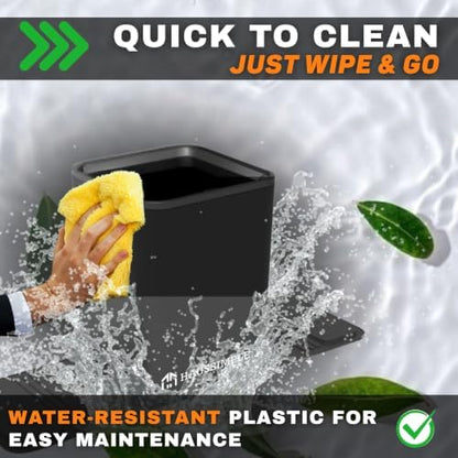 Car Trash Can with Stability Wings – Leakproof Portable Garbage Bin - Image 4