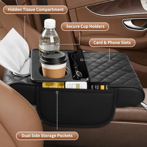 5-in-1 Car Armrest Cushion, Universal Arm Box Pad Cover - Image 2