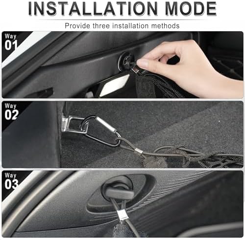 Amiss Cargo Net Stretchable, Car Exterior Accessories, Adjustable Elastic Trunk - Image 5