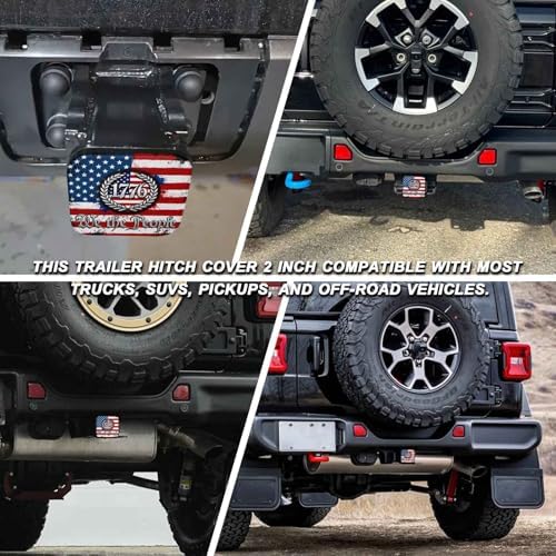 Trailer Hitch Cover 2 Inch Square Receiver Hitch Cover Rubber Tube Plug - Image 5