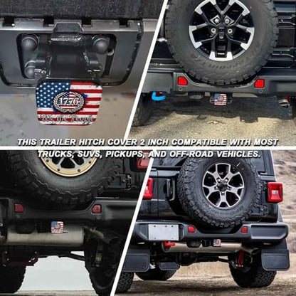 Trailer Hitch Cover 2 Inch Square Receiver Hitch Cover Rubber Tube Plug - Image 5