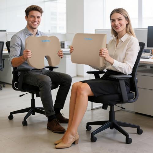 CushZone Seat Cushion and Lumbar Support Pillow - Image 6