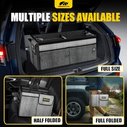 MIKKUPPA Trunk Organizer with Lid - 65L Car Organizer with Cooler - Image 6