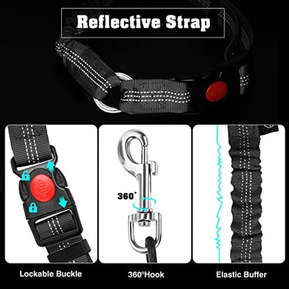 Chew Proof Dog Car Seat Belt, 2 in 1 Steel Cable Dog Car Accessories Headrest - Image 6