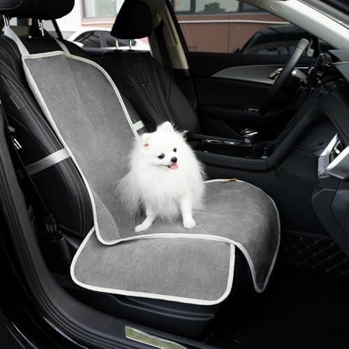 FUNNY FUZZY Dog Car Seat Cover for Front Seat, Dog Seat Cove Waterproof by FUNNYFUZZY