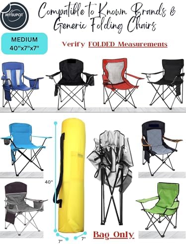 40"x7"x7" Replacement Bag for Folding Camping Chair, Camp Chairs, Yoga Mat - Image 4