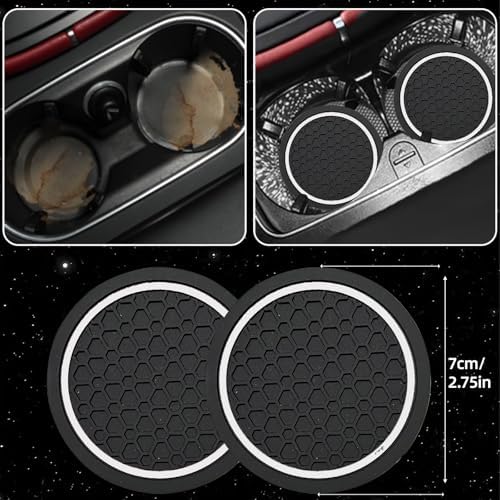 NBTEPEM 6 Pcs White Steering Wheel Cover Set, Sport Microfiber Leather Steering - Image 7